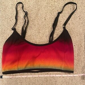 Gradient Black and Red Bra, rainbow from IG creator